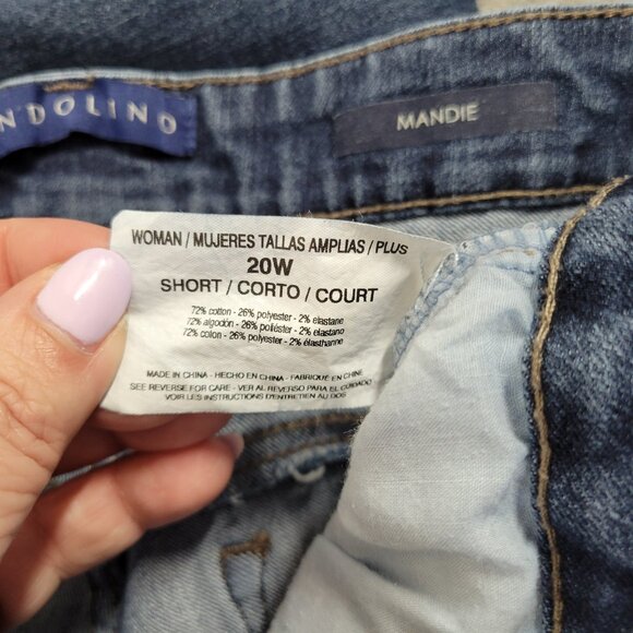 Bandolino Women's 20WS Jeans Mandie Dark Blue Denim Petite 38x27.5 SL83E - Picture 9 of 10